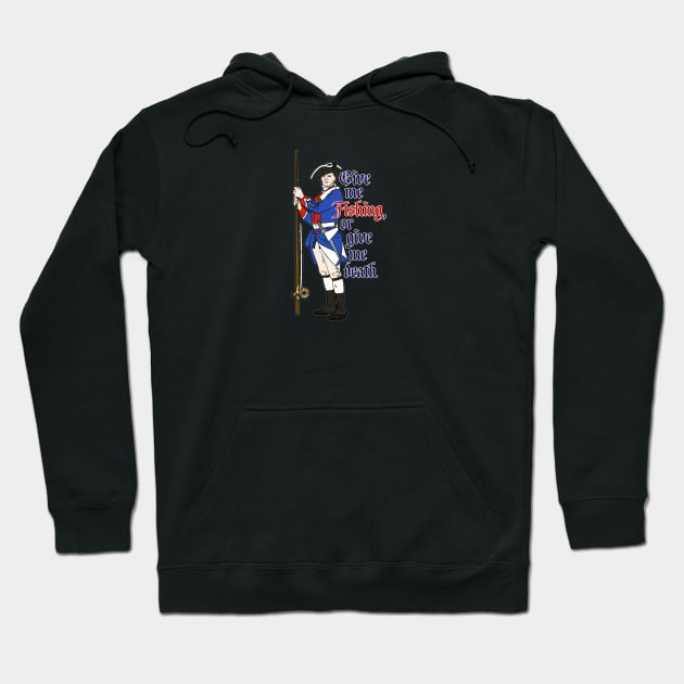 Patriot Angler Hoodie by Phantom Goods and Designs